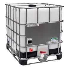 Gcube 275 Gal Transportable Storage Tank Ibc With Cage And Integrated Pallet Ibc275h N The Home Depot Storage Tank Water Storage Tanks Storing Water