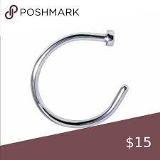 Minimalist Nose Hoop Ring Surgical Steel Nose Hoop Surgical Steel Hoop Ring