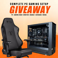 we ve teamed up with secretlab to giveaway a complete pc gaming setup to one winner one winner will receive th gaming computer setup gaming pc pc gaming setup