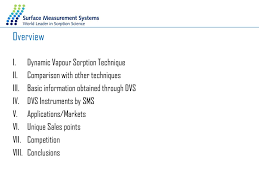 Parameters obtained during dvs analysis were compared to the mltm of the samples during thermal modification. Dynamic Vapor Sorption Dvs Ppt Download