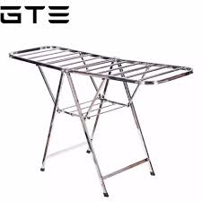 List of best clothes drying racks in 2021. Gte High Quality Stainless Steel Foldable Clothes Drying Rack Fulfilled By Gte Shop Lazada