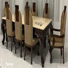 A dining table, seating, and a storage/display piece such as a china cabinet or sideboard. Premium Wooden Dining Furniture Set Vintage Look 8 Seater Solid Wood Dining Set Perfect Teak Wood Dining Room Set Buy Dining Tables Dining Room Sets Dining Table Sets For Home Decor Product On