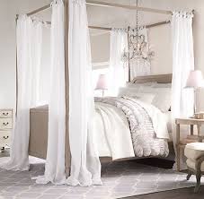 Sheer Belgian Linen Bed Canopy Panels Set Of 2 Design Camera Da Ragazzi Camera Da Letto Vintage Design Stanza Dei Bambini