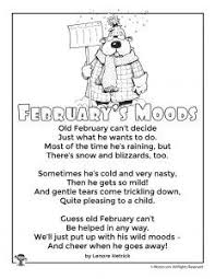 February S Moods Children S Poem Woo Jr Kids Activities Childrens Poems Kids Poems Poetry For Kids