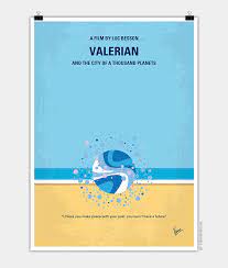 Flirty lines crash and burn like crippled satellites. No1202 My Valerian Minimal Movie Poster Chungkong