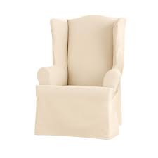 The best prices for surefit wingback recliner slipcover on joom.wide assortment and frequent new arrivals!free shipping all over the world.if you're not sure if you will be charged or not, please contact customs office of your county for more info. Sure Fit Sailcloth Wing Chair Slipcover Walmart Canada