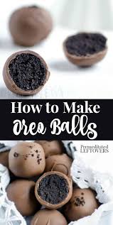 Use This Oreo Balls Recipe To Make These Delicious No Bake Treats Oreo Truffles Are Made With Crush Baked Dessert Recipes Oreo Truffles Recipe Dessert Recipes