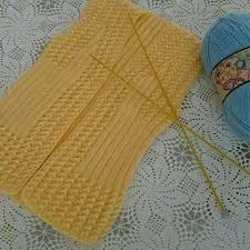 Sisle Sari Kadin Yelek Nazarca Com Baby Knitting Patterns Orgu Tig Isleri