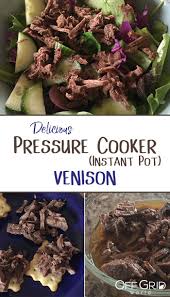Delicious Pressure Cooked Instant Pot Venison Deer Tenderloin Recipes Healthy Instant Pot Recipes Deer Recipes
