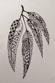 Diva Challenge 216 Umt Brella Leaf Tangleation Zentangle Drawings Mandala Design Art Zentangle Art