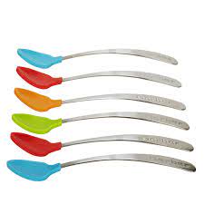 Gerber Silicone Tip Infant Spoons Bpa Free 4 Months 6 Count Walmart Com