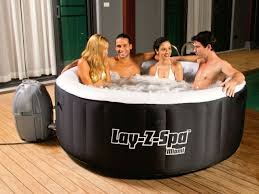 Bestway Lay Z Spa Miami Now Everyone Can Spa Getdatgadget Portable Hot Tub Hot Tub Reviews Hot Tubs Cheap