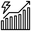 As your compressor stops consuming power in case of temperature equilibrium only evaporator consumes power that is nearly equal to ceiling fan. 1