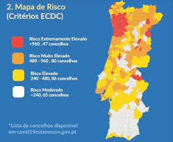 Na lista de risco elevado estão 27 concelho e 34 na lista de alerta. Veja Em Que Escalao De Risco Esta Cada Concelho Coronavirus Jornal De Negocios
