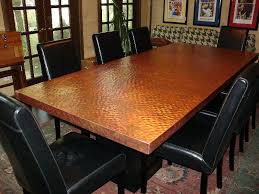 My Poker Dining Room Table In Progress Updated Copper Dining Room Table Dining Table Copper Copper Top Table