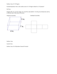 Surface area and volume formulas name perimeter total surface area square 4a a2 rectangle unit outline review worksheet review worksheet answer key. Surface Area Notes Packet
