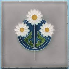 Antique German Jugendstil Tile Ostara Art Deco Fliesen Jugendstil Und Fliesen Im Jugendstil