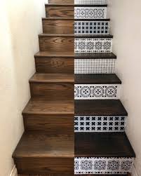 When painting stairs, it's best to divide the stairway into its four major components, the treads, risers, stringer and railing, and treat each component separately. How To Update Wood Stairs With Chalk Paint All Things Thrifty