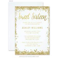 Masterpiece studios beistle 5 4 3 2 1 assorted beige black blue brown gold gray/silver green ivory manila multicolor natural kraft orange pink purple red rose gold white yellow booklet envelopes invitation kits invitations square envelopes 5 7/16 x 7 7/8 #10 a1 (3 5/8 x 5 1/8) a2. Moder Rose Gold Glitter Sweet 16 Invitations Print Creek Studio Inc Glitter Invitations Birthday Birthday Invitations Glitter Birthday