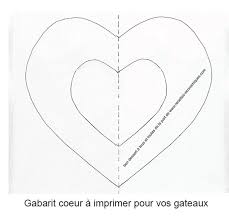 Gabarit Coeur A Imprimer Recettes De Cuisine Avec Thermomix Ou Pas Dessin De Coeur Anniversaire Coeur Gateau Coeur
