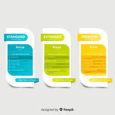 Download Flat Price List Pack For Free Price List Layout Price List Design Vector Free