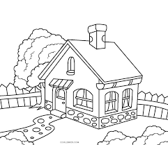 An extensive selection of drawings to print and color so you can make free coloring books for your kids! Free Printable House Coloring Pages For Kids