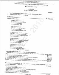 Iată ce modele de subiecte sunt acum aprobate pentru examenul de evaluare. Evaluare Nationala 2016 Subiectele Si Baremul La Limba Romana Pastelul Si O Compunere Nu M Am Pregatit Foarte Mult Stirileprotv Ro