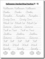 Homeschooling Freebies Halloween Handwriting Printables Cursive Practice Cursive Handwriting Worksheets Handwriting Worksheets