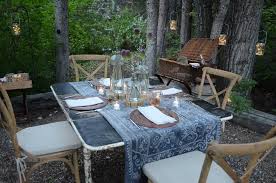 Using Solar Lighting For An Outdoor Picnic Sanctuary Home Decor