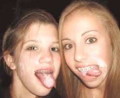 Teen Friends with Braces Share the Cum Facials Cum Teen CumShots Porn  Braces CumShotCrazy