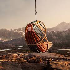 A cocoon wrapped in rattan hangs from the frame by a chain, which will provide both a calming swinging motion and a quirky visual to your garden. China Outdoor Furniture Steel Wicker Egg Shape Hanging Garden Patio Swings Chair China Swing Chair Outdoor Chair