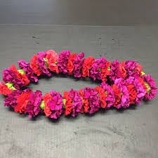 Red Purple Carnation Lei Kui I Florist Purple Carnations Garland Lei