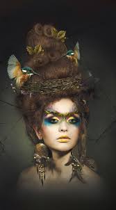 Stunning Fashion Show Makeup Mother Nature Costume Avant Garde Hair