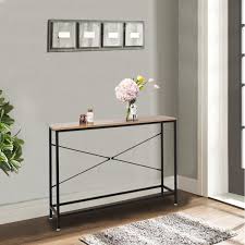 Check spelling or type a new query. Ktaxon Console Table Sturdy Metal Frame Sofa Table Tv Stand With Scratch Resistant Water Resistant Wooden Top Walmart Com Walmart Com