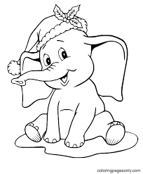 Santa hat macaroons with the rack in the center, heat the oven to 350°. Baby Elephant In The Christmas Hat Coloring Pages Elephant Coloring Pages Coloring Pages For Kids And Adults
