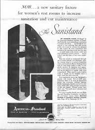 TIL there was a female urinal in the 50's called a Sanistand :  r/todayilearned