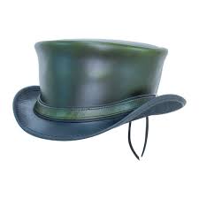 Hampton Leather Top Hat Leather Top Hat Leather Top Fancy Hats
