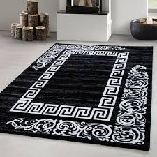 Möbel versace wohnzimmer involviere einige bilder, die sich darauf beziehen einander. Teppich Modern Designer Wohnzimmer Versace Muster Barock Motiv Schwarz Grau Weiss Kaufen Bei Hood De