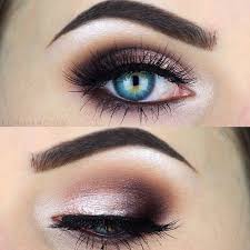 Grayish & brown eye shadow for dull days. 5 Ways To Make Blue Eyes Pop With Proper Eye Makeup Her Style Code