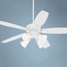 52 Casa Mirador Frosted Glass White Ceiling Fan 30h47 Lamps Plus Ceiling Fan White Ceiling Fan Ceiling Fan With Light