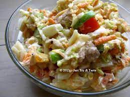 Check spelling or type a new query. Salad Pasta Sayuran Dan Tuna Resep Makanan Pasta Resep