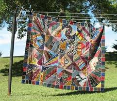This quilt does not appear to have the quality work one would have taken with such an auspicious plethora of ties. Pin On Recycling And Crafts