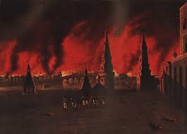 Пожар охватил практически весь земляной город и белый город. Moskovskij Pozhar 1812 Vikipediya
