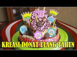 Yuk cari tahu di sini! Resep Kue Donat Ulang Tahun