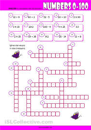 Spanish Numbers 1 100 Worksheet Sharebrowse Teaching Numbers Numbers For Kids Crossword