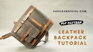 My no posts promoting leather masks as ppe or ppe like protection please report any posts violating reddit sitewide content policy. Casual Leather Backpack Pattern Youtube