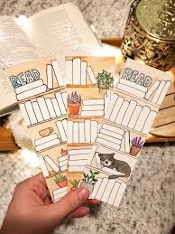 Reading Tracker Tbr Bookmark Bookmark Craft Bookmarks Handmade Creative Bookmarks