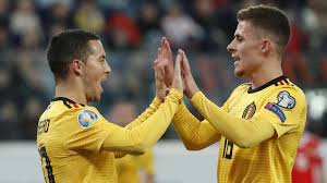 I watched thorgan hazard play for zulte against wigan in the europa league this season, he scored (albeit the keeper should have saved it) and eden and thorgen, of house hazard, lords protector of the vale of belgium. Hazard Brothers Shine As Belgium Make It Nine Wins In A Row The National