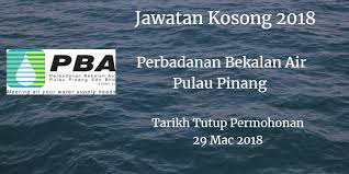 Jawatan kosong institut penyelidikan perhu… permohonan adalah dipelawa daripada warganegara malaysia yang berkelayakan untuk mengisi kekosongan jawatan kosong terkini di institut penyelidikan perhutanan malaysia (frim) sebagai : Perbadanan Bekalan Air Pulau Pinang Jawatan Kosong Pba 29 Mac 2018 Perbadanan Bekalan Air Pulau Pinang Pba Calon Yang Sesuai Untuk Mengisi Kekosong Lockscreen