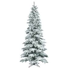 Christmas tree 7.5ft tall 350 led lights snow flocked. Slim Christmas Trees You Ll Love In 2021 Wayfair